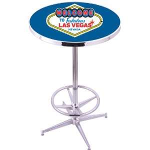  Welcome to Las Vegas Pub Table with 216 Style Base