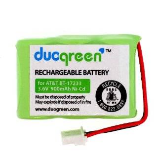 Duogreen Cordless Telephone Battery for V Tech 17233, BT 27233, BT 