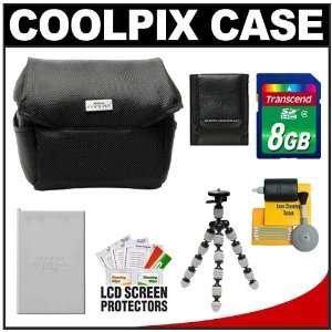 Nikon Coolpix 9623 Digital Camera Case with 8GB Card + EN EL5 Battery 