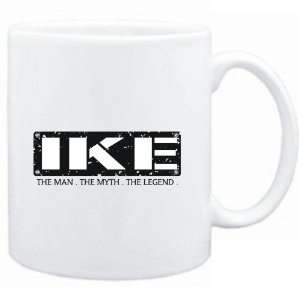  Mug White  Ike  THE MAN   THE MYTH   THE LEGEND  Male 