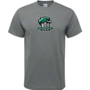  Northeastern State RiverHawks Charcoal Logo T Shirt 