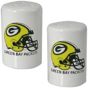 Green Bay Packers Ceramic Salt & Pepper Shaker Set: Sports 