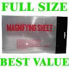 magnifying sheet  