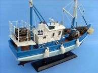 Outrigger 18 Model Fishing Boat Ship Wood  