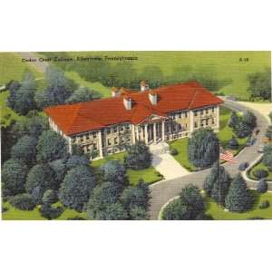  1940s Vintage Postcard Cedar Crest College Allentown 