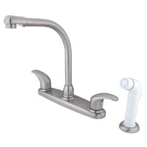 Kingston Brass KB718LL Legacy 8 High Arch Spout Kitchen Faucet with 