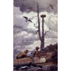 Oil Painting Ospreys Nest Winslow Homer Hand Painted 