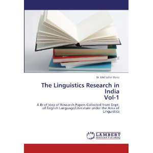   the Area of Linguistics (9783845413013): Dr. Md Sohel Rana: Books