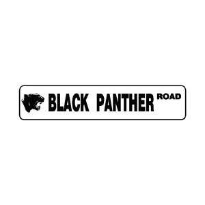  BLACK PANTHER ROAD cat wild zoo NEW sign