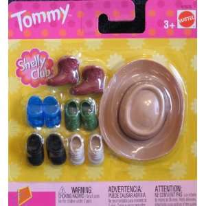  Barbie Shelly Club TOMMY DOLL Shoes, Boots & Cowboy Hat 