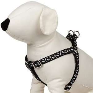   Petco Easy Step In Black & White Skull Print Dog Harness: Pet Supplies