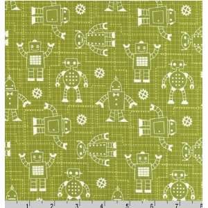 Robot Factory Green Cotton Organic Fabric One Yard (0.9m) ACY 11533 7