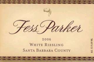 Fess Parker Santa Barbara White Riesling 2006 