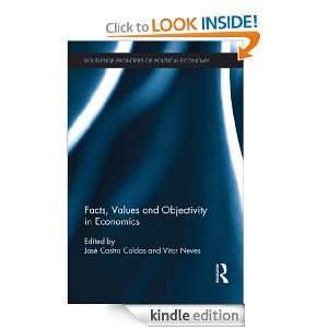 Facts, Values and Objectivity in Economics (Routledge Frontiers of 