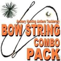 54 AMO RECURVE BOW STRING Archery + NOCK + SILENCERS  