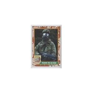   Desert Storm (Trading Card) #76   Wearing the Gas Mask: Collectibles