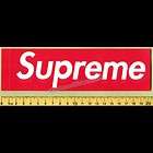 supreme box logo skateboard clothing sticker red nyc 