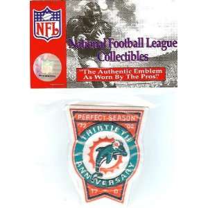   Dolphins 30th Anniversary of Perfect Season   Official NFL Licensed