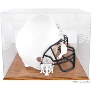  Texas A&M Aggies Team Logo Helmet Display Case  Details 