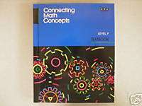 SRA Connecting Math Concepts Level F textbook 9780574156747  