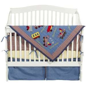  ZZ Baby Choo Choo 4 Piece Crib Bedding Set: Home & Kitchen