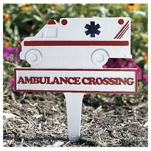  Ambulance Crossing Lawn Sign
