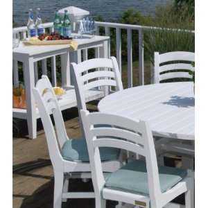   Outdoor Polymer Cafe Dining Side Chair:  Home & Kitchen