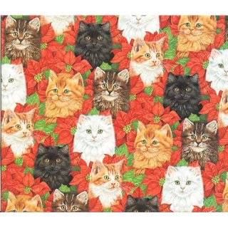 Black Cat Christmas Gift Wrap Paper:  Home & Kitchen