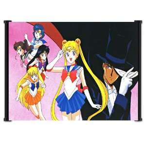  Sailor Moon Anime Fabric Wall Scroll Poster (26x16 