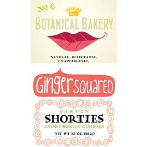 Botanical Bakery Ginger Squared ShortiesGäó Garden Shortbread 