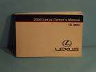 lexus is300 owners manual  