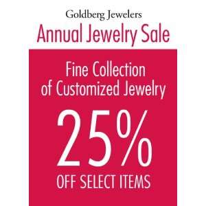  Generic Red Box 2 Jewelry Sale Sign