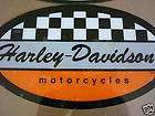 New Harley Davidson Racing Flag Window Decal Sticker  