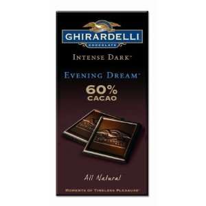 Ghirardelli, Intense Dark Evening Dream 60% Bar, 12   3.5 Ounce Bars 
