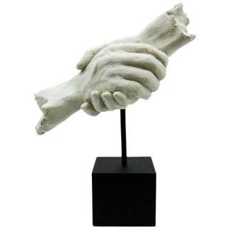Vitruvian Collection Hand Shake Sculpture Art Decor