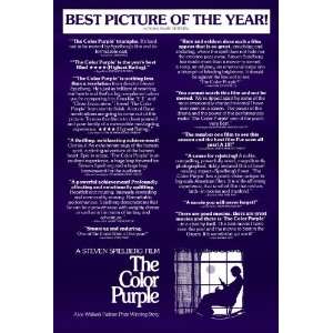  The Color Purple Movie Poster (27 x 40 Inches   69cm x 102cm) (1985 