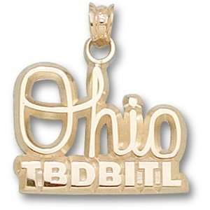  Ohio State University Script Ohio Tbdbitl 1/2 Pendant 