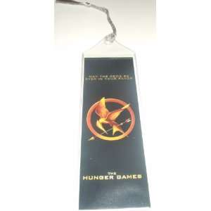 Hunger Games Bookmark   Mockingjay Image Clear Plastic with Silver 