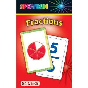  Spectrum Flash Cards Fractions