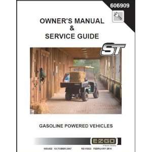   606909 2008   Current Owners Manual For ST Sport Patio, Lawn & Garden