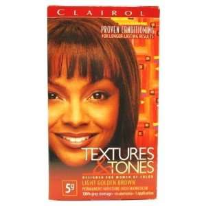  Clairol Text & Tone #5G Light Golden Brown Kit (Case of 6 