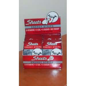  SheetsTM Energy Strips   Cinnamon Rush 30 Pack POP Health 