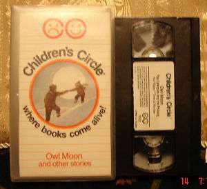 Childrens Circle Owl Moon and other stories Vhs RARE  