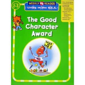  Living In the USA Good Character Award for Grades 2 3 by 