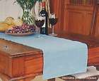 Bed & Breakfast Padded Table Runner 13 x 70 Light Blue  