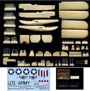 set clear vacuform canopy & decals sheet. Well instruction sheet.