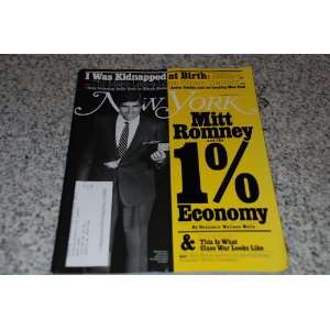   and the 1% Economy (New York Magazine) New York Magazine Books