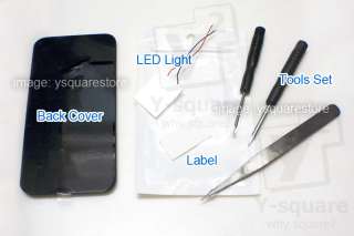   GSM iPhone4Luminescent Apple LED Light Up Logo Glowing Mod Kit+Tools