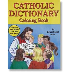  Catholic Dictionary Coloring Book Catholic Book 