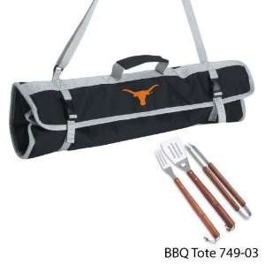  Texas University Austin 3 Piece BBQ Tote Case Pack 4 